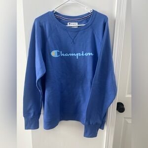 Champion Women’s Blue Sweatshirt Long Sleeve Size XL